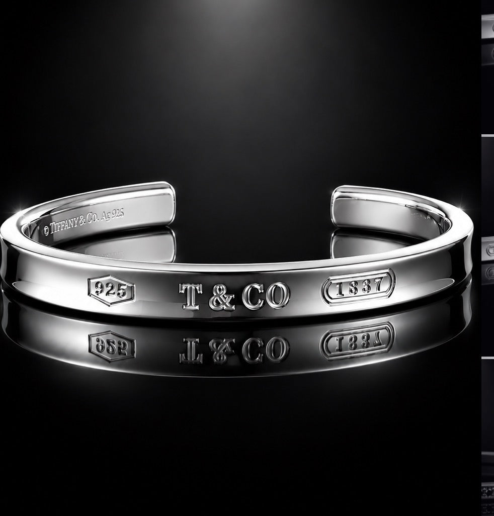 Tiffany & Co. 1837 Cuff Bracelet — Sterling Silver