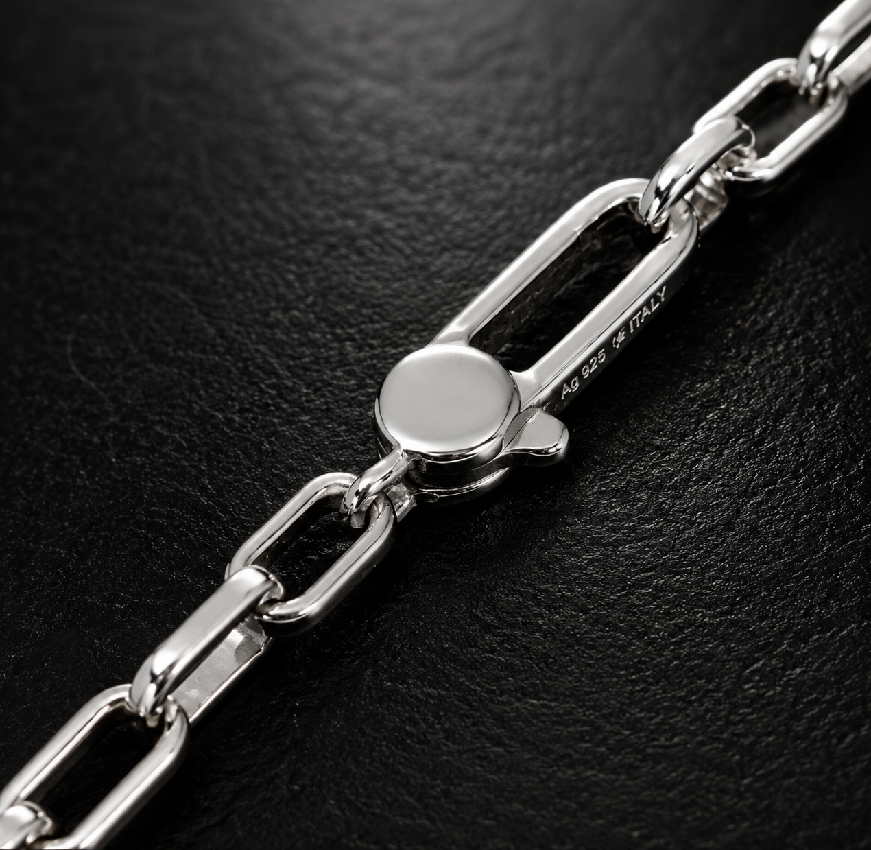 Gucci Interlocking G Pendant Necklace — Sterling Silver, 24"