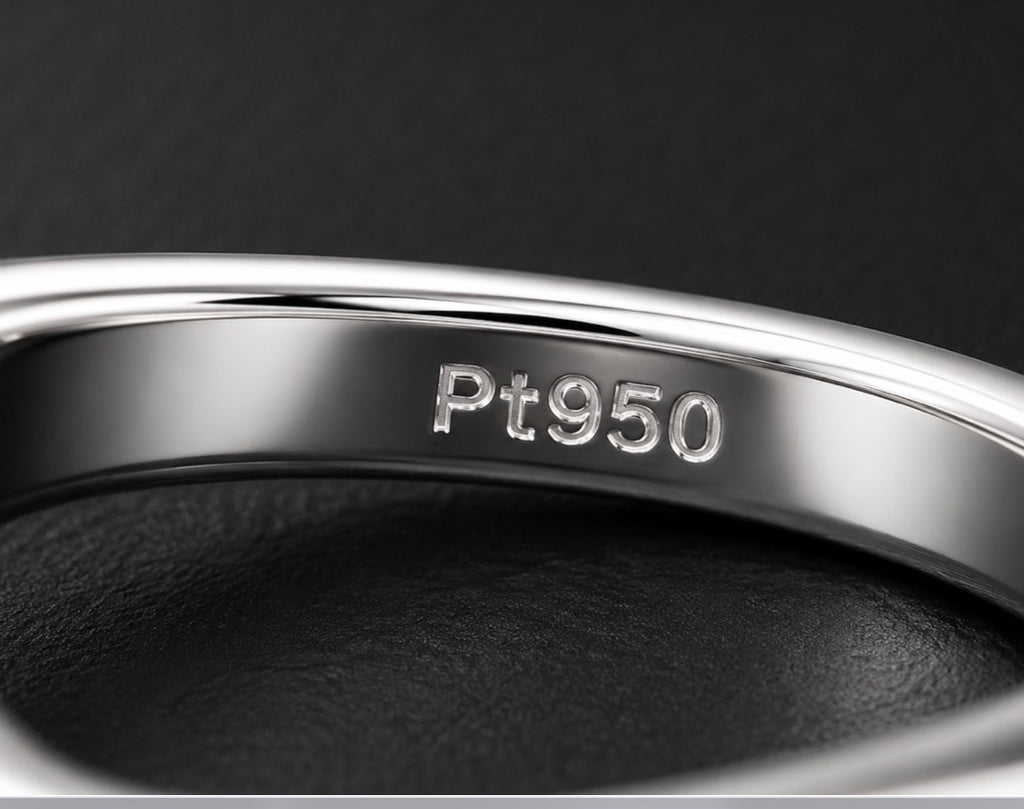 2.5 Carat Lab-Grown Diamond Oval Ring, Platinum
