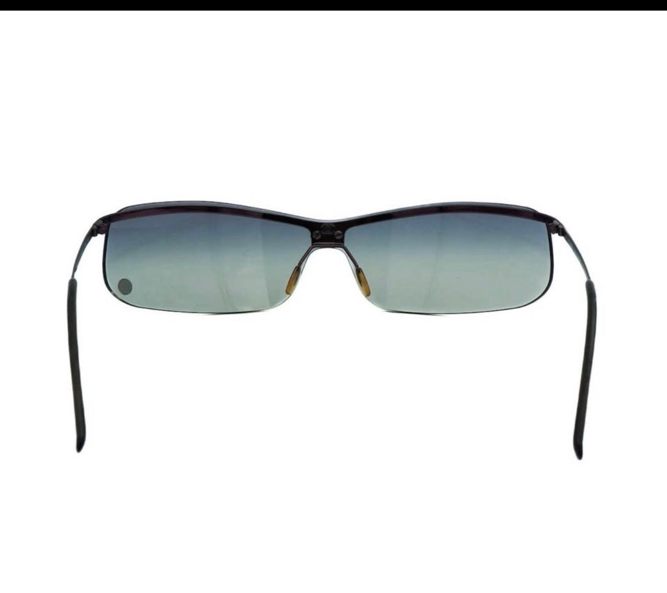 Chanel 4043 Rimless Mono-Lens Sunglasses, Plum — Vintage Y2K