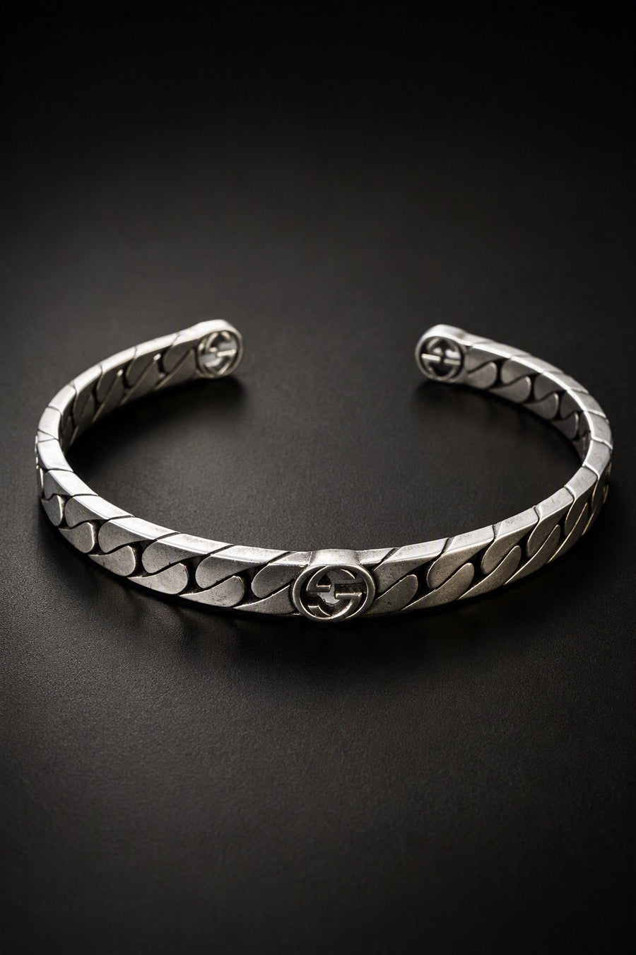 Gucci Cuff Bracelet — Sterling Silver, Small