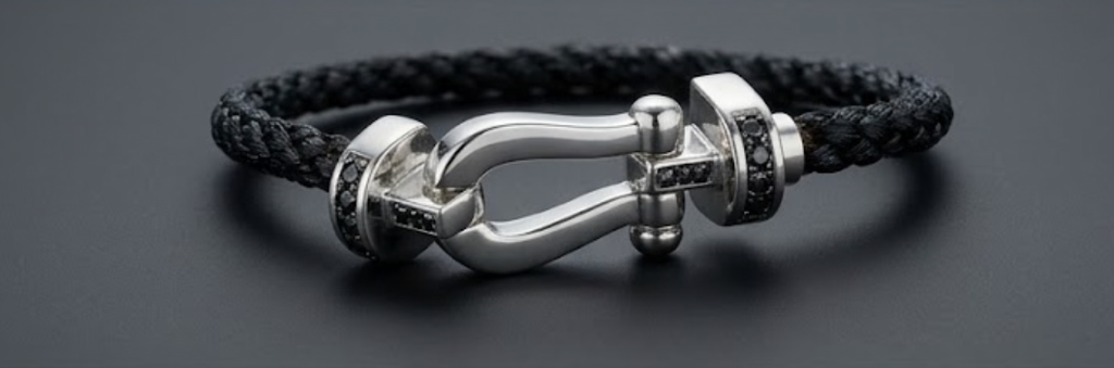 PHNX 7.5 inch sterling silver rope bracelet