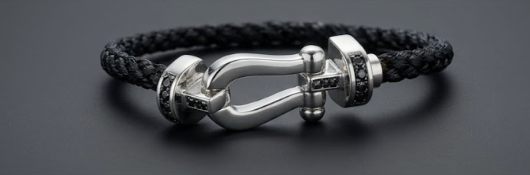 PHNX 7.5 inch sterling silver rope bracelet
