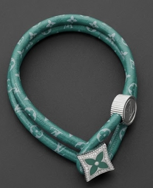 Louis Vuitton medium fabric rope bracelet clasp