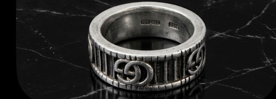Gucci Double G Ring — Sterling Silver, Size 7