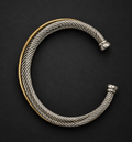 David Yurman crossover cuff, full open front view