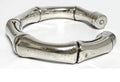 Gucci sterling silver bamboo cuff bracelet — bracelet view