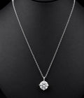 PHNX 2 carat lab-grown diamond solitaire necklace in Pt950 platinum