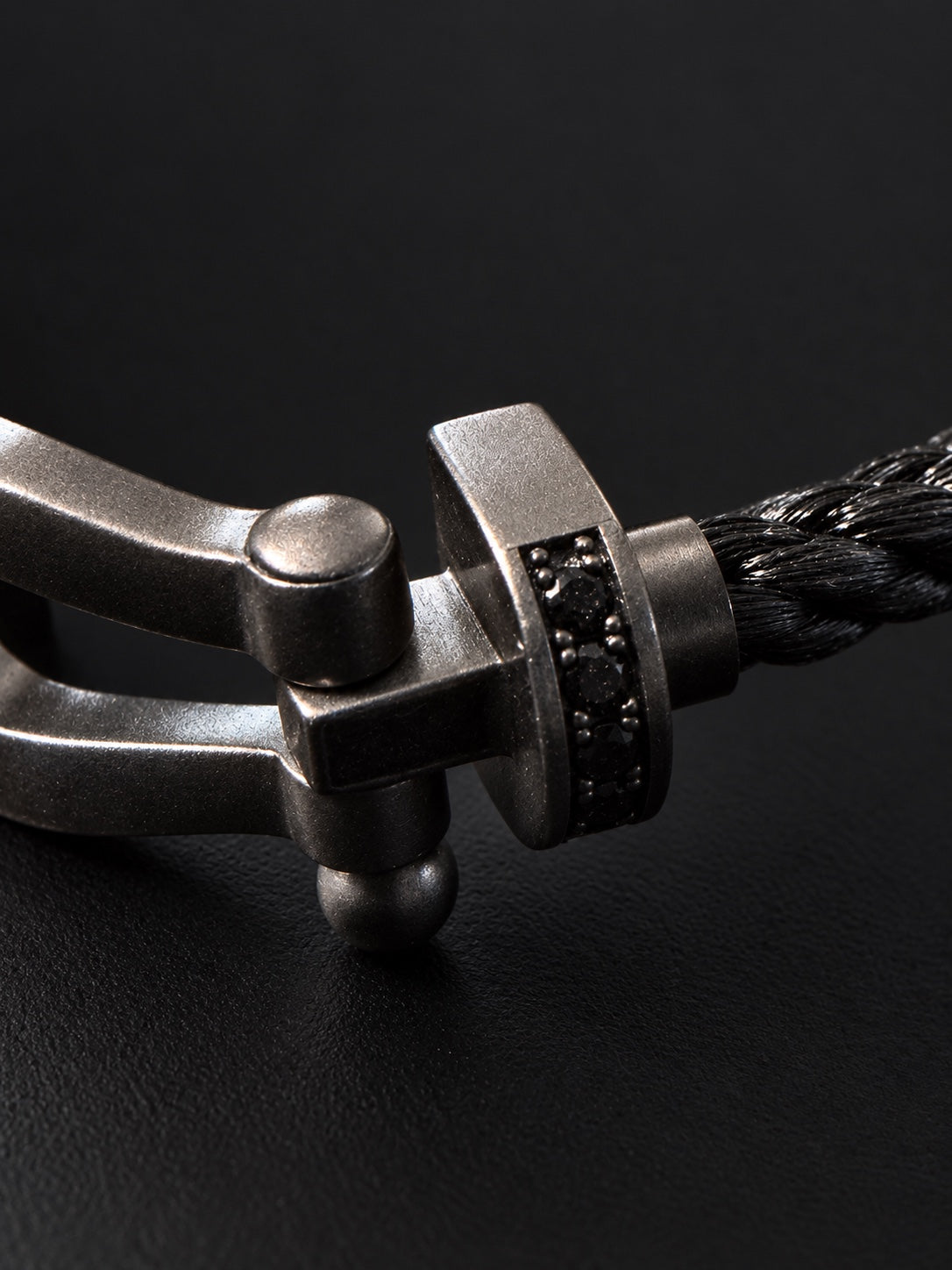 PHNX bracelet black diamond accent detail