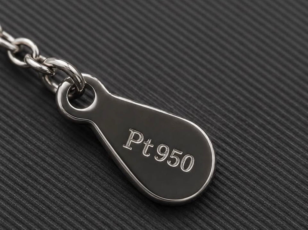 Pt950 platinum hallmark on House of PHNX necklace